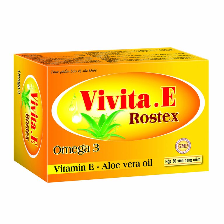 [HCM]Viên uống Vivita.E bổ sung vitamin e cho da và hoa cúc (100mg) kèm tinh chất nha đam đẹp da sáng da mờ thâm