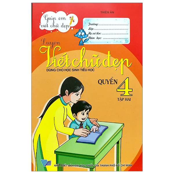 Fahasa - giúp em viết chữ đẹp - luyện viết chữ đẹp dùng cho học sinh tiểu học - quyển 4