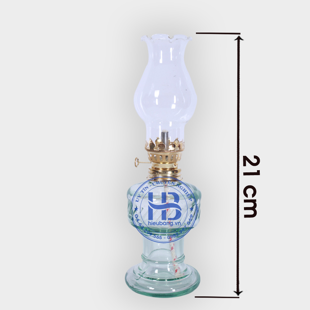 Đèn thờ / Đèn dầu bằng thủy tinh (mẫu ngày xưa) - Tặng 01 bóng đèn