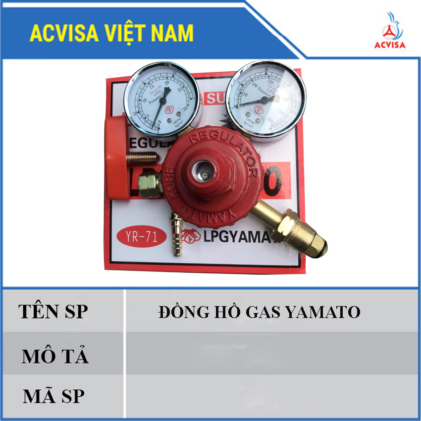 Đồng hồ gas Yamato