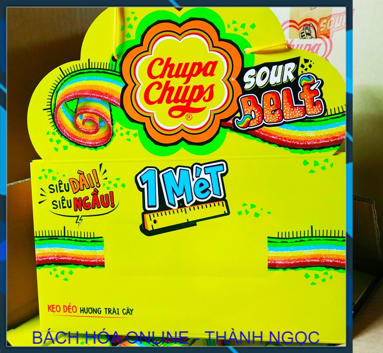 HOT Kẹo dẻo Chupa Chups cầu vồng 1 mét - kẹo dẻo ngon cầu vồng 1m các bé yêu thích