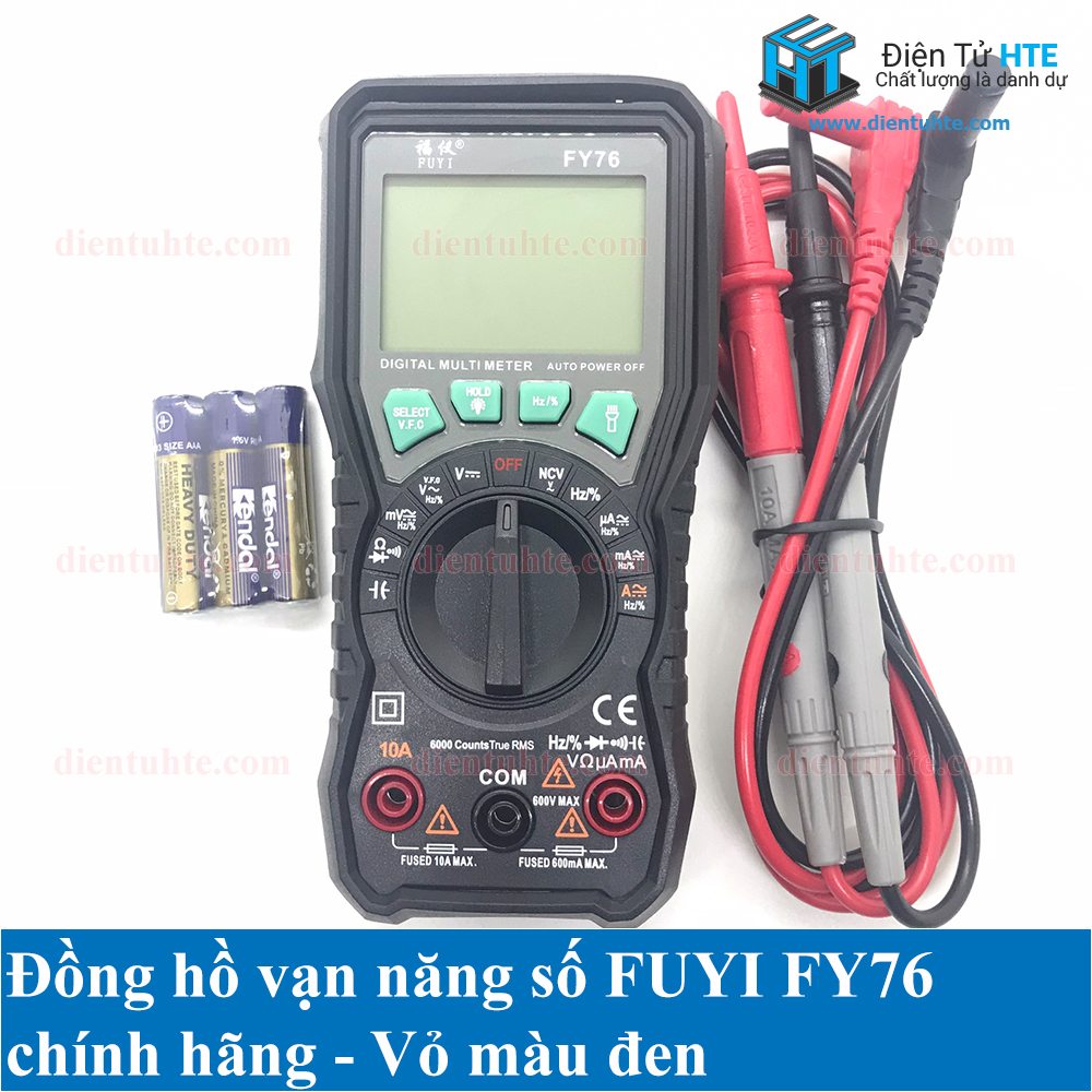 Đồng hồ vạn năng số FUYI FY76 Chất lượng Màu đen