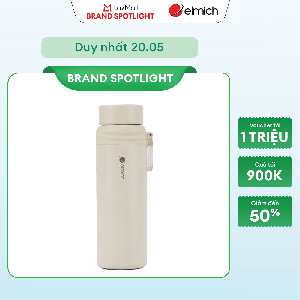 (MEGA 6.6)Bình giữ nhiệt Inox 304 Elmich 2248383MB dung tích 510ml