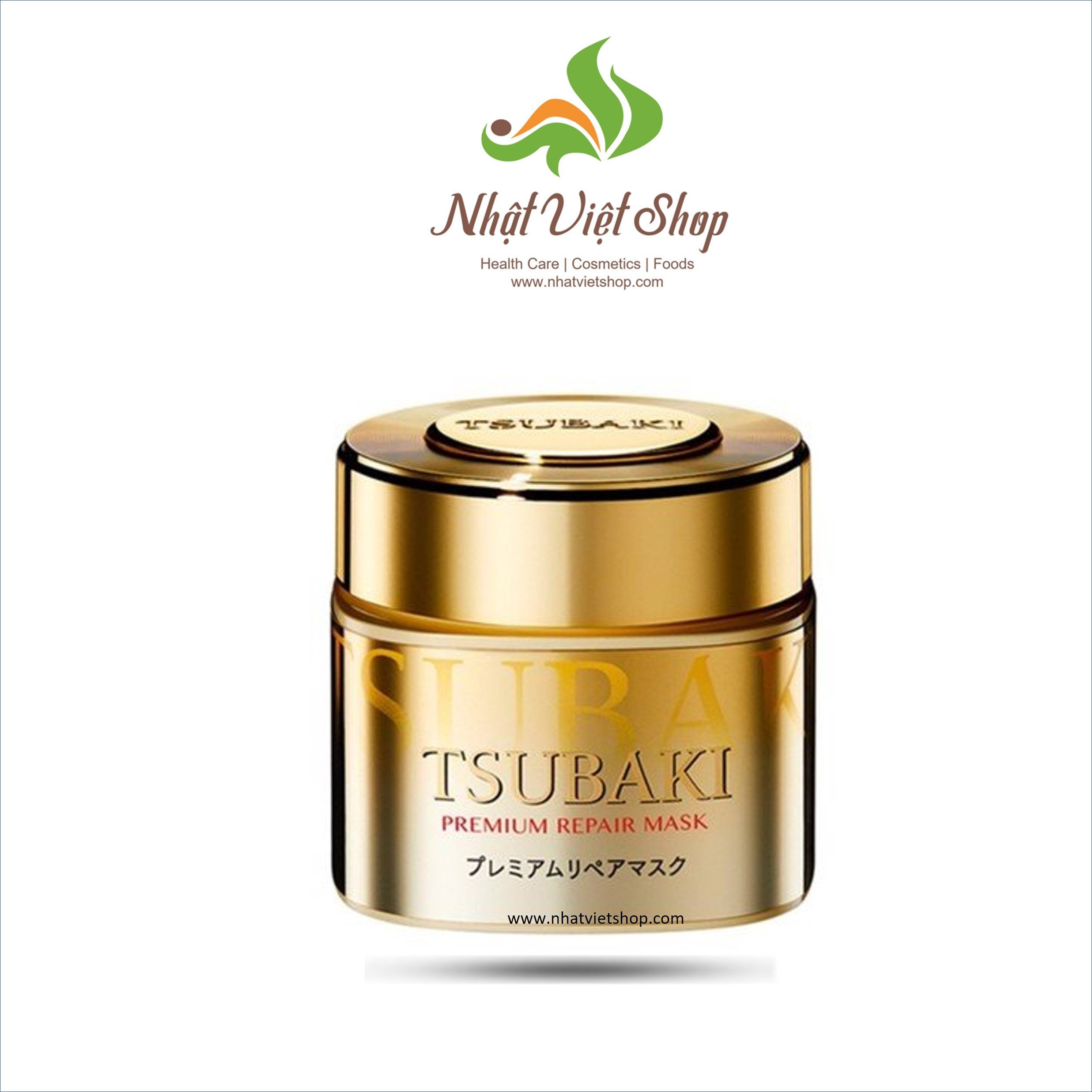 Kem ủ tóc phục hồi tóc hư tổn tsubaki premium repair mask 180g