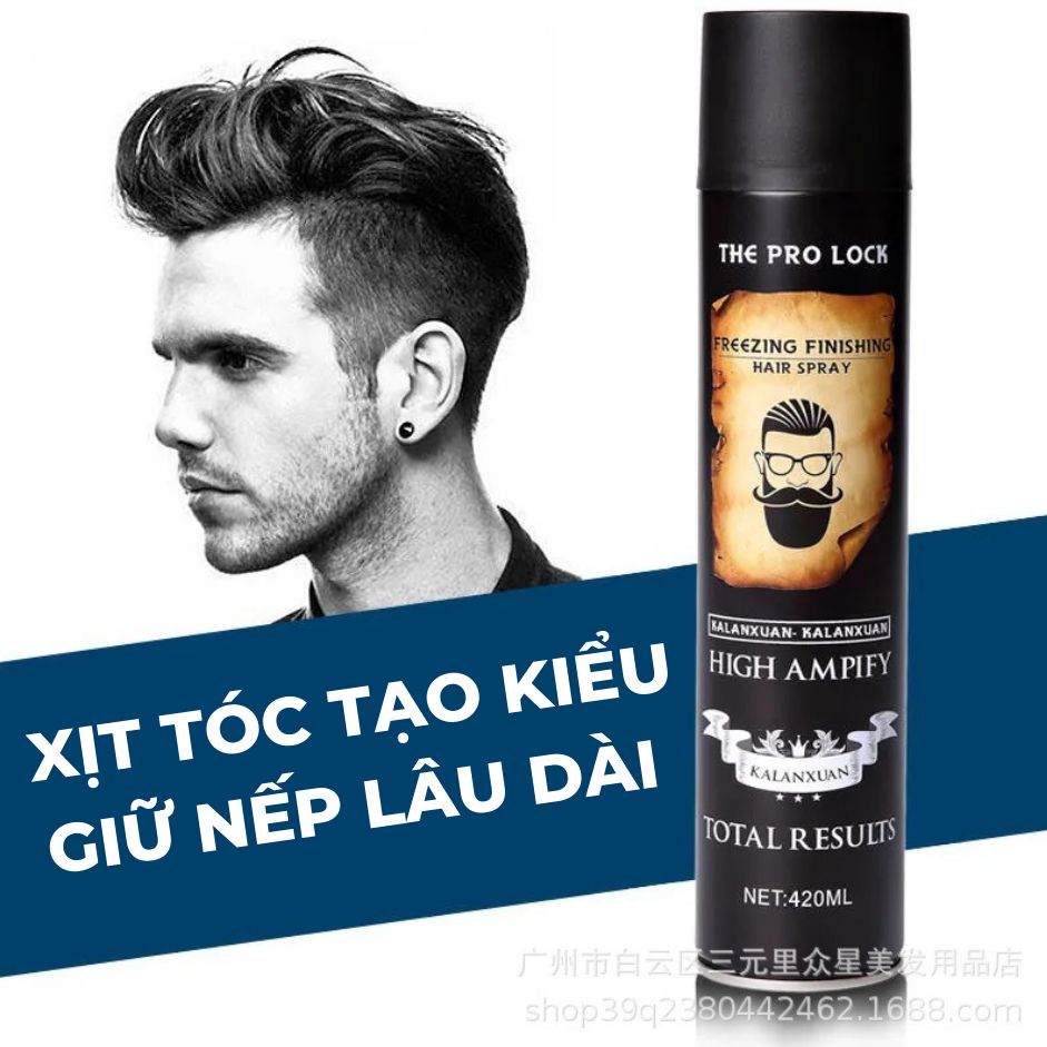 Xịt giúp tạo kiểu tóc, giữ nếp tóc lâu dài, tóc chắc khỏe và bóng mượt tự nhiên