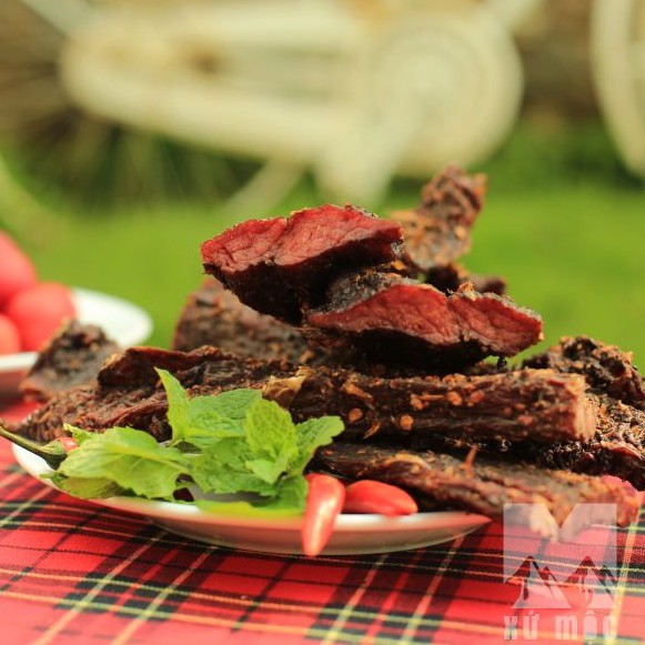 Trâu Gác bếp 500g [CHUẨN VỊ] Thịt trâu gác bếp Tây Bắc - thực phẩm khô