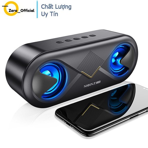 Loa Bluetooth S6, Hiệu Ứng Led Nháy Theo Nhạc, Âm Thanh Sắc Nét, Sống Động Kiểu Dáng Nhỏ Gọn, Nghe Nhạc Trầm Ấm, Hỗ Trợ USB, Thẻ nhớ, Cổng 3.5mm,