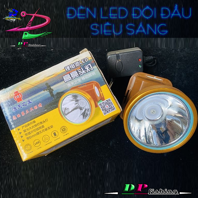 Đèn câu đêm YuFu. Đèn soi phao. Câu đêm an tâm và hiệu quả, pin cực kỳ trâu