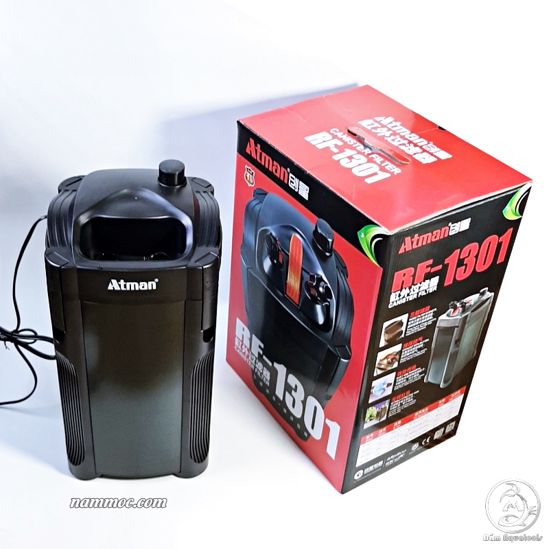 Lọc thùng atman rf-1301 - lọc thùng atman thế hệ mới cho bể cá thủy sinh