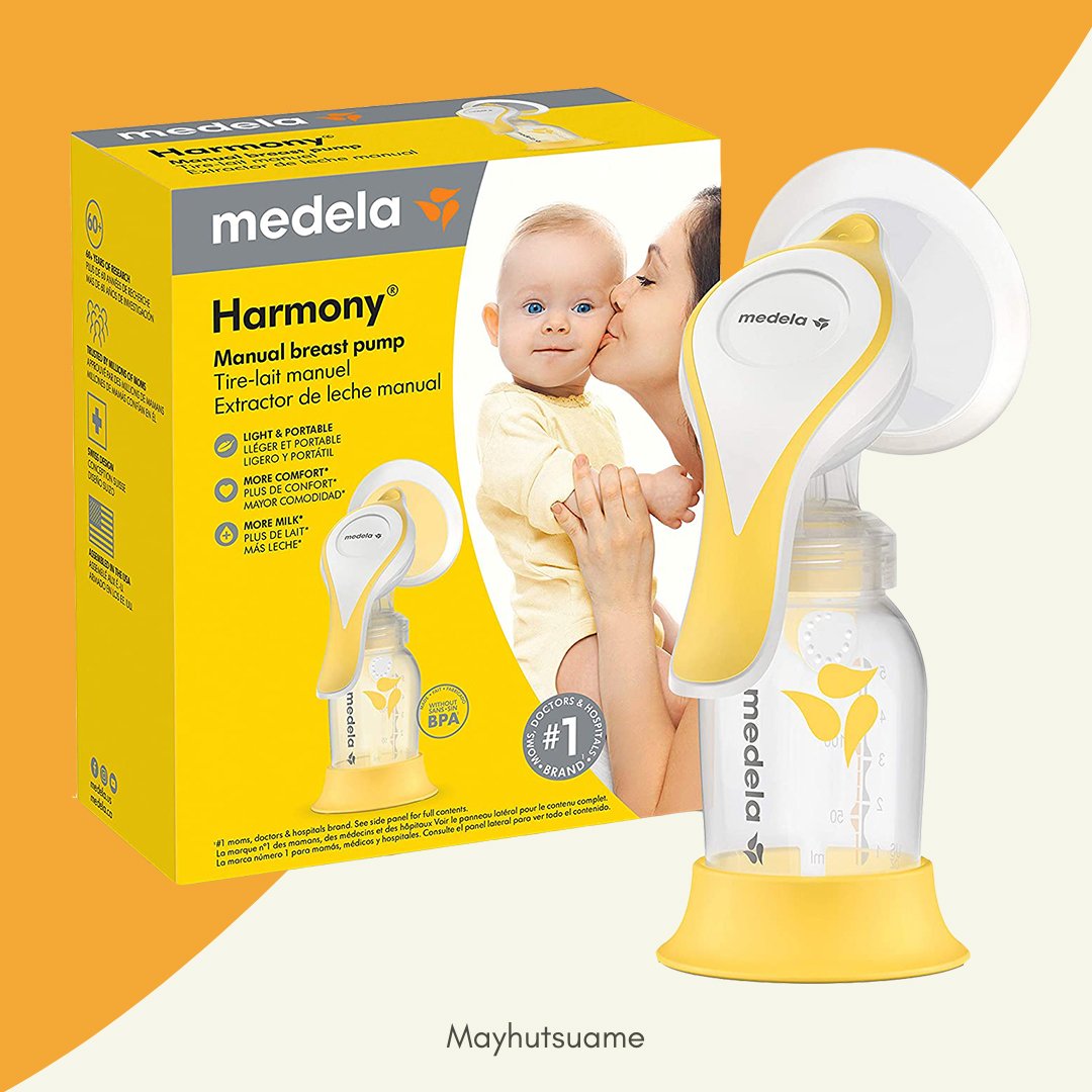 Máy hút sữa cầm tay Medela Harmony Manual phễu Flex - Công nghệ 2 pha kích