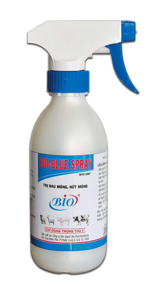 BIO.Blue spray sát trùng vết thương dạng phun xịt 150ml/chai