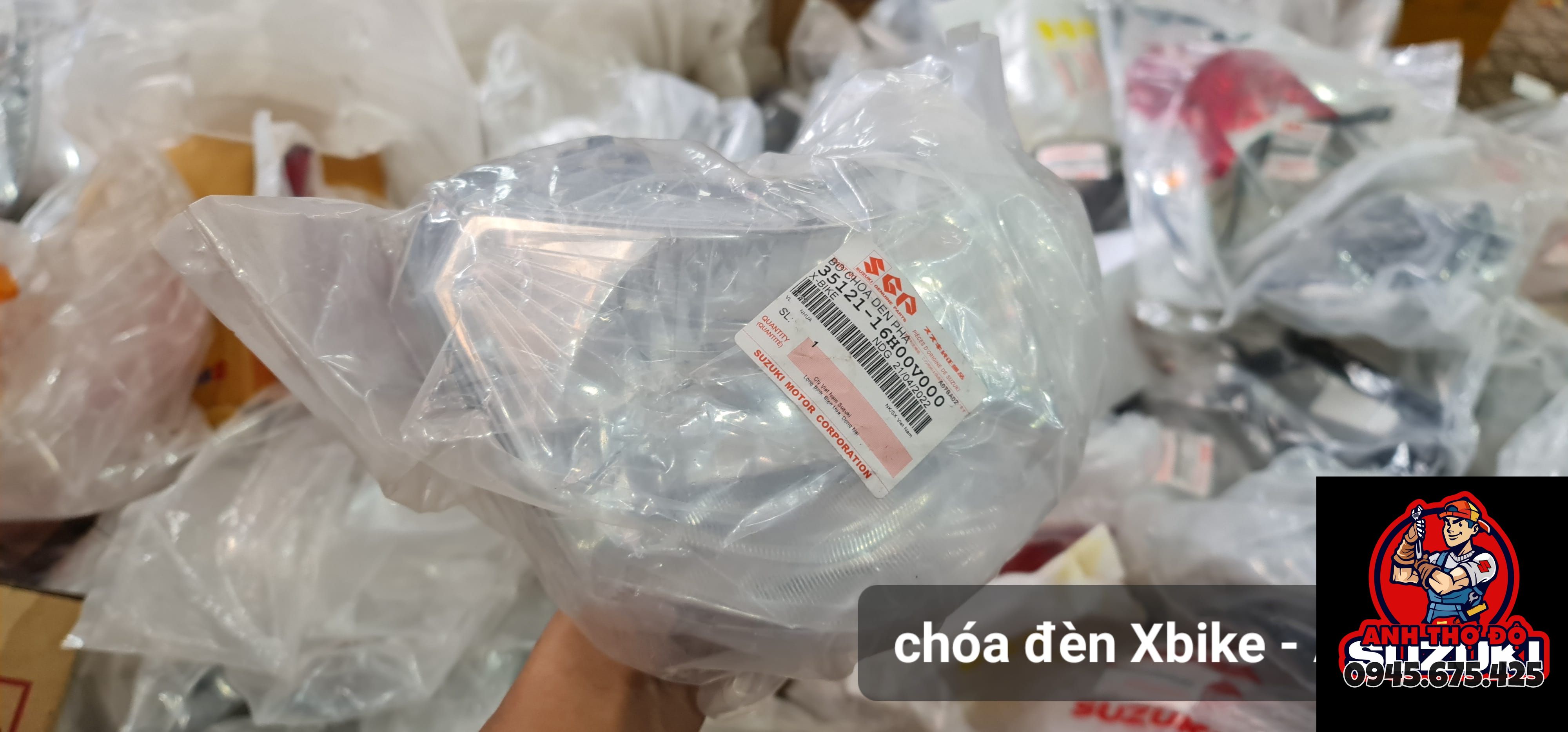 Choá đèn Suzuki Axelo-Xbike Chính hãng - Anh Thợ Độ Suzuki