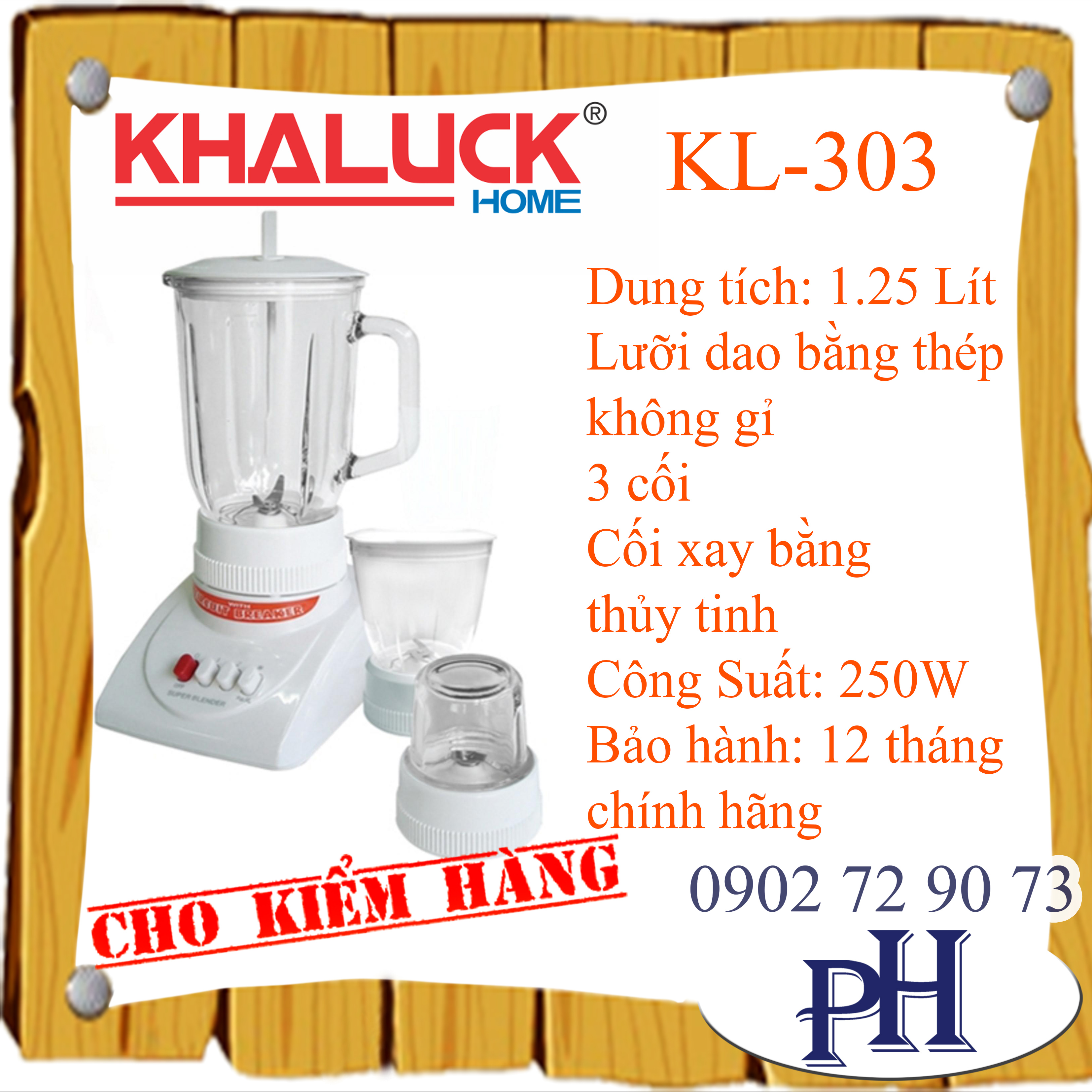 Máy xay sinh tố khaluck home kl303