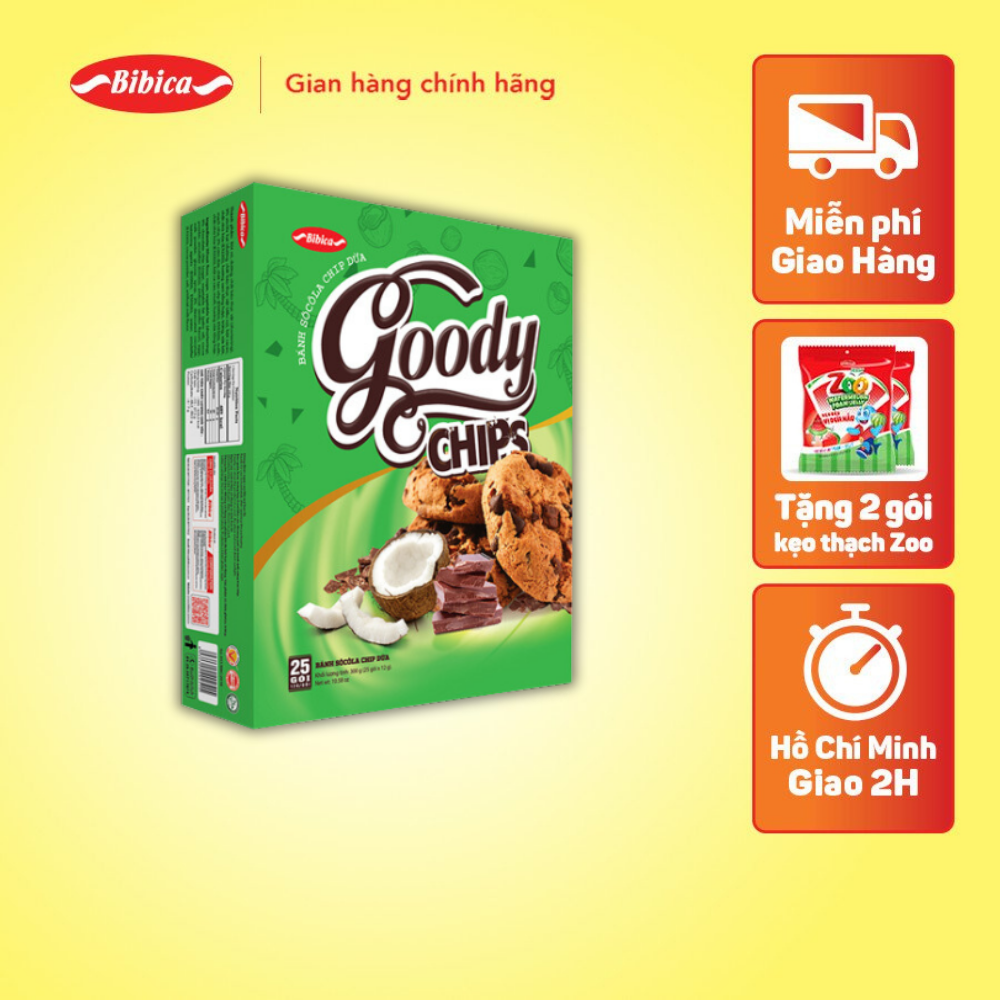 Bánh Goody Chips Socola 300 gram Bibica