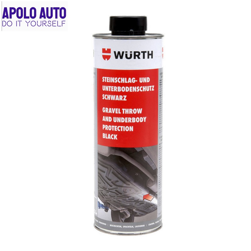 Sơn phủ gầm - sơn chống gỉ sét - sơn chống ồn wurth 1000 ml. chính hãng 100%