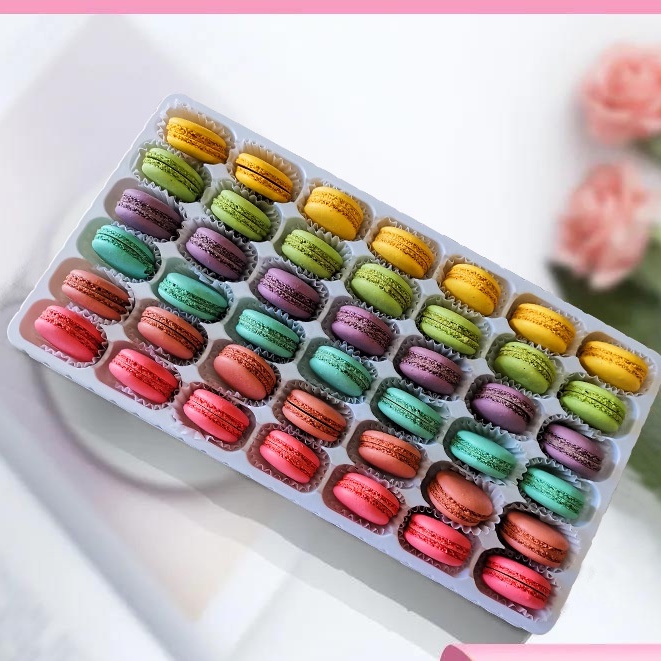 Bánh Macaron mix màu