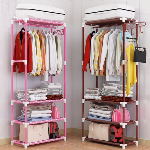 Kệ Treo Quần Áo Chữ H Đa Năng Lắp Ráp Dễ Dàng, Tủ Treo Quần Áo, Kệ Treo Đa Năng Cao Cấp, Kệ Treo Quần Áo Có Móc Treo Đồ, Giá Treo Đồ, Kệ Treo Đồ Khung Siêu Chắc Chắn