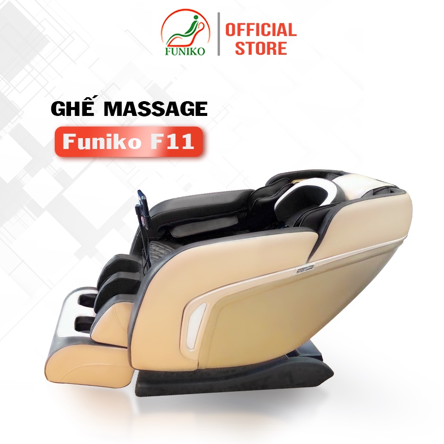 Bảo hành 10 năm ghế massage Funiko f11-Con lăn 4d di chuyển massage trị liệu toàn thân