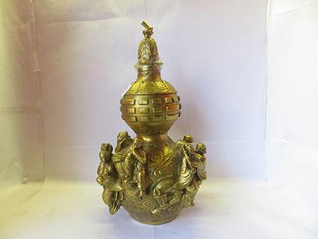 Hồ lô Bát tiên đồng cao 28 cm - vật phẩm phong thủy