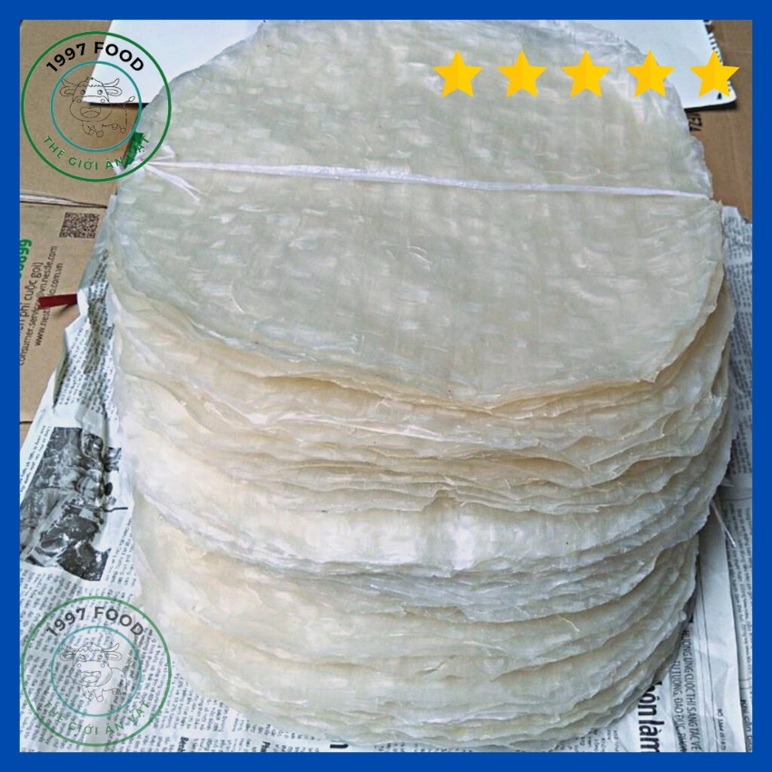 Bánh tráng cuốn hòa đa đặc sản phú yên ràng 50 bánh- bánh tráng hòa đa- phú yên- bánh tráng nhúng cuốn rau sống- bánh tráng mỏng cuốn thịt - bánh tráng hòa đa loại 1- 1997food