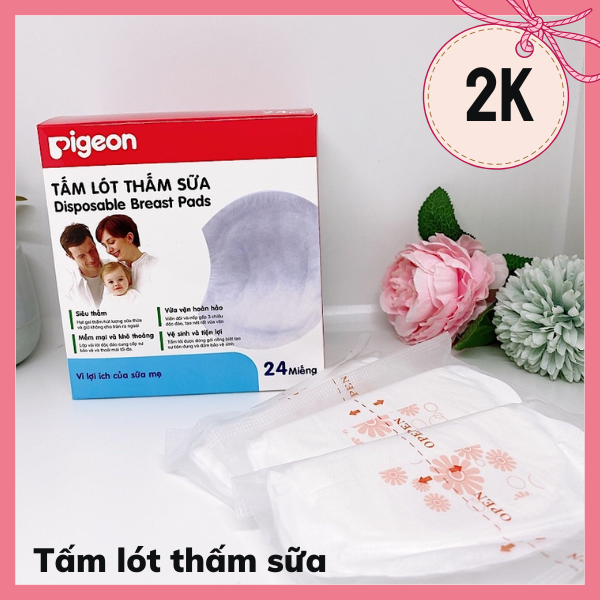 01 miếng lót thấm sữa pigeon cho mẹ sau sinh - con iu shop mẹ và bé