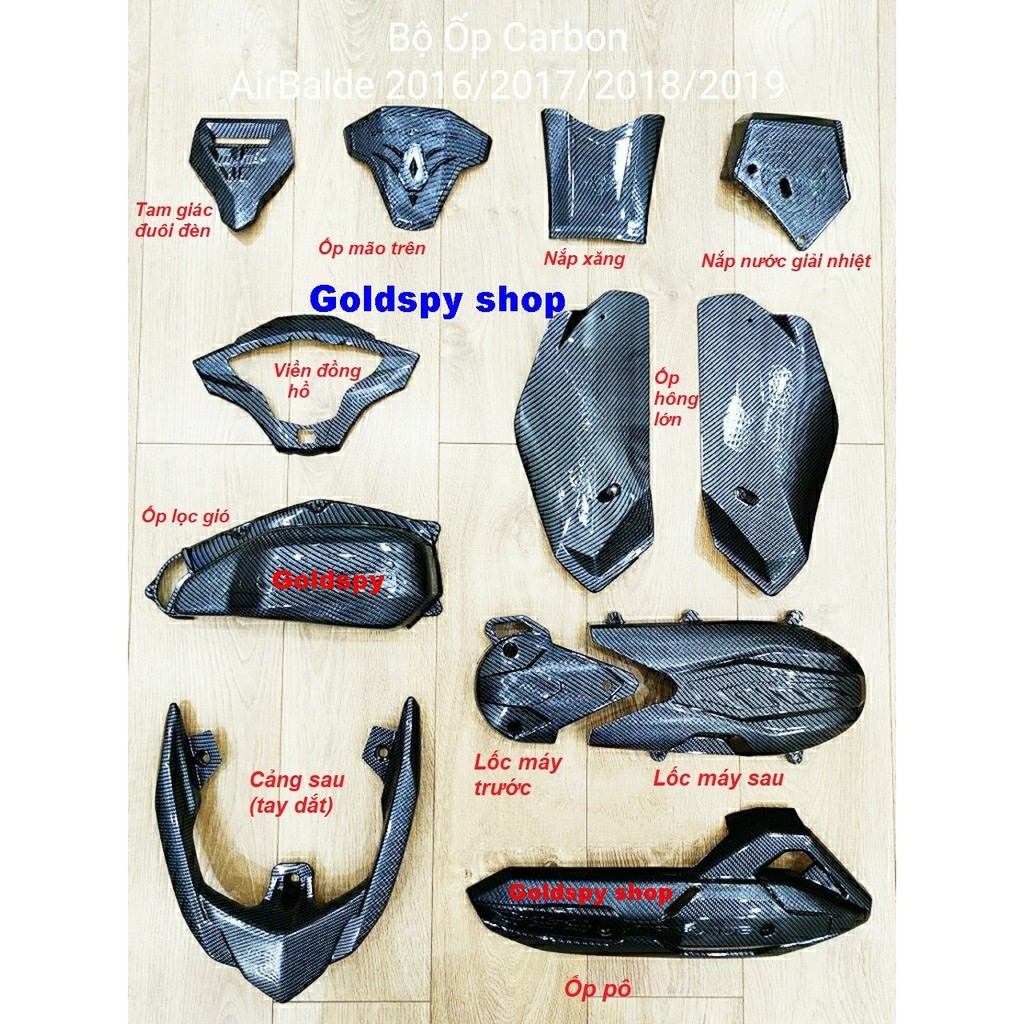 Ốp carbon air blade 2016-2019