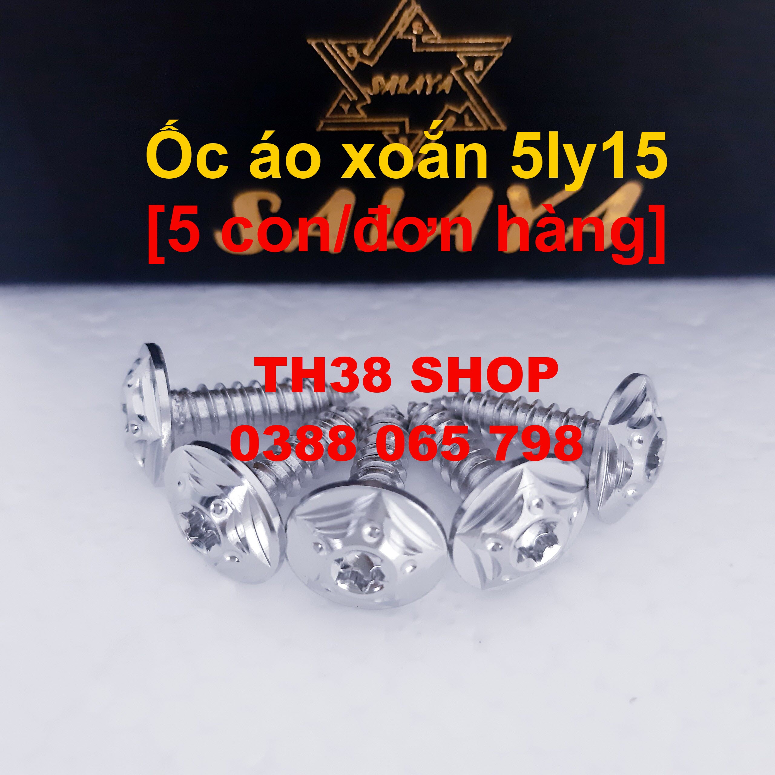 Ốc salaya 5ly15 xoắn