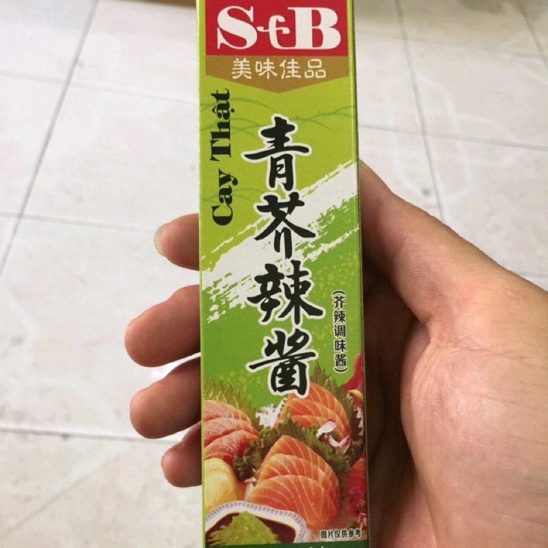 Mù tạt cay ngon, wasabi SB Tuấn Phương, bồ tạt tuýp 43gr