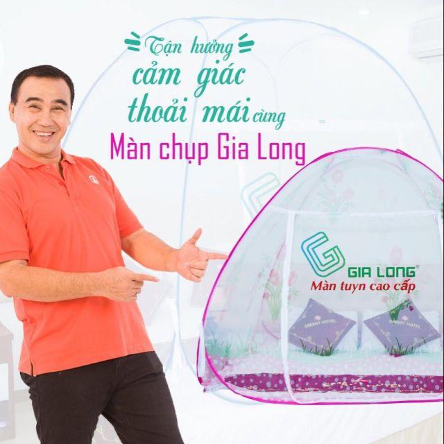 Màn chụp không đáy tự bung chống muỗi cao cấp Gia Long Made in VietNam