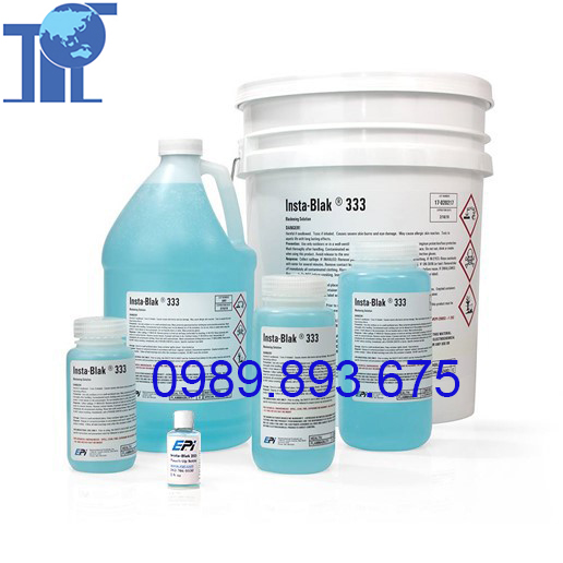 Nhuộm đen nguội sắt, thép - Insta-Blak 333 ( Made in USA ) - nhuộm lạnh sắt, thép - Chai 500 ml