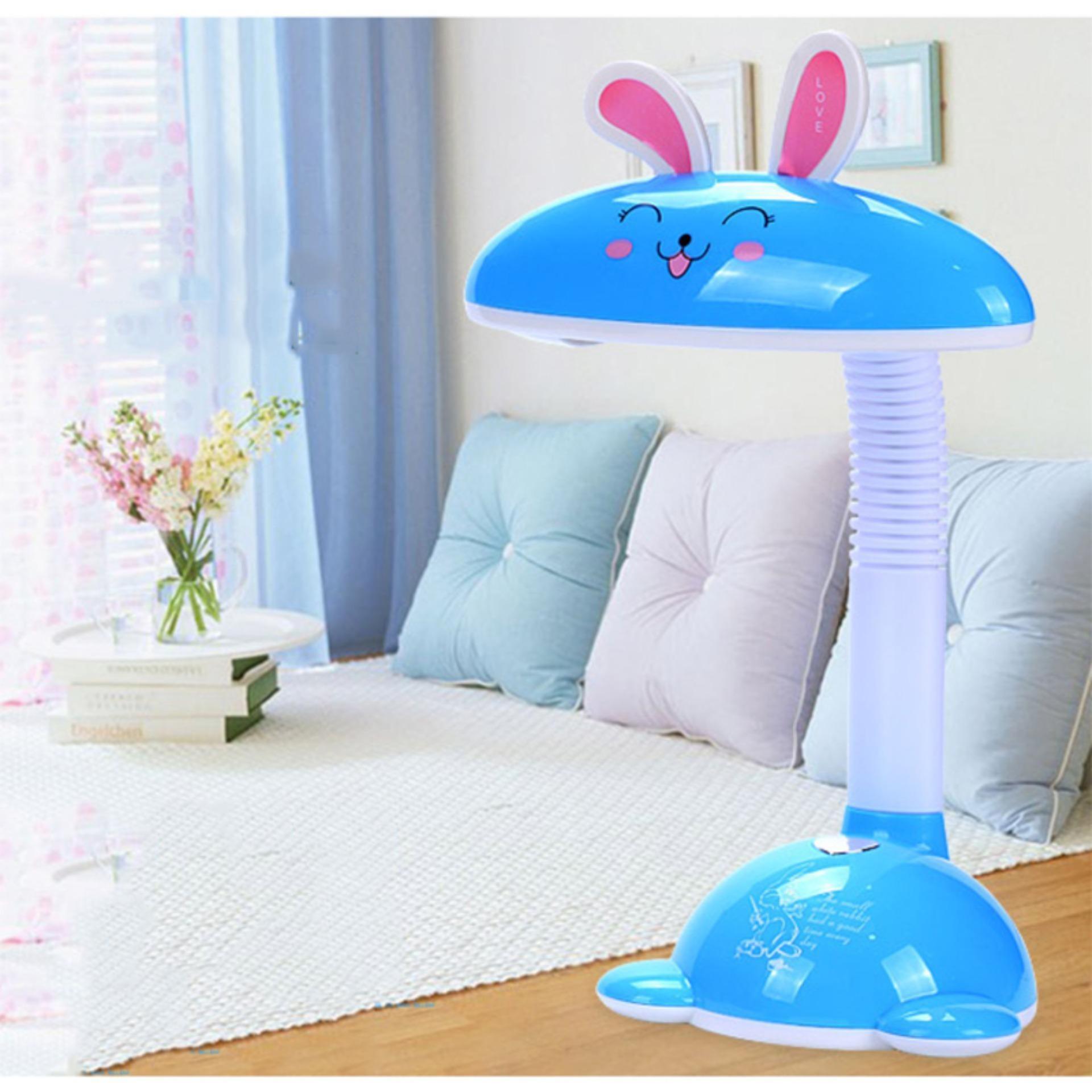 Đèn bàn học bảo vệ mắt,đèn chống cận, cách chọn đèn học chống cận - đèn học chống cận hình thỏ dễ thương, ánh sáng tự nhiên, chống chói, chống cận thị bảo vệ đôi mắt trẻ