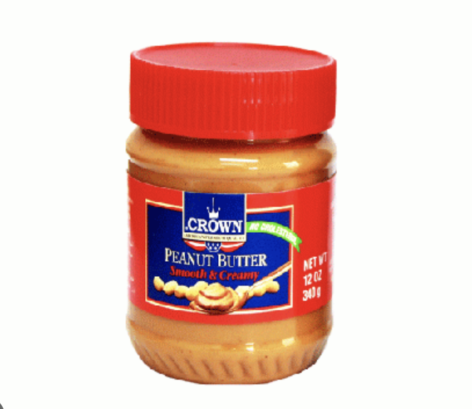 Crown Peanut Butter Smoothy & Creamy .Bơ Đậu Phộng 340g.HSD:30/ 09/2024