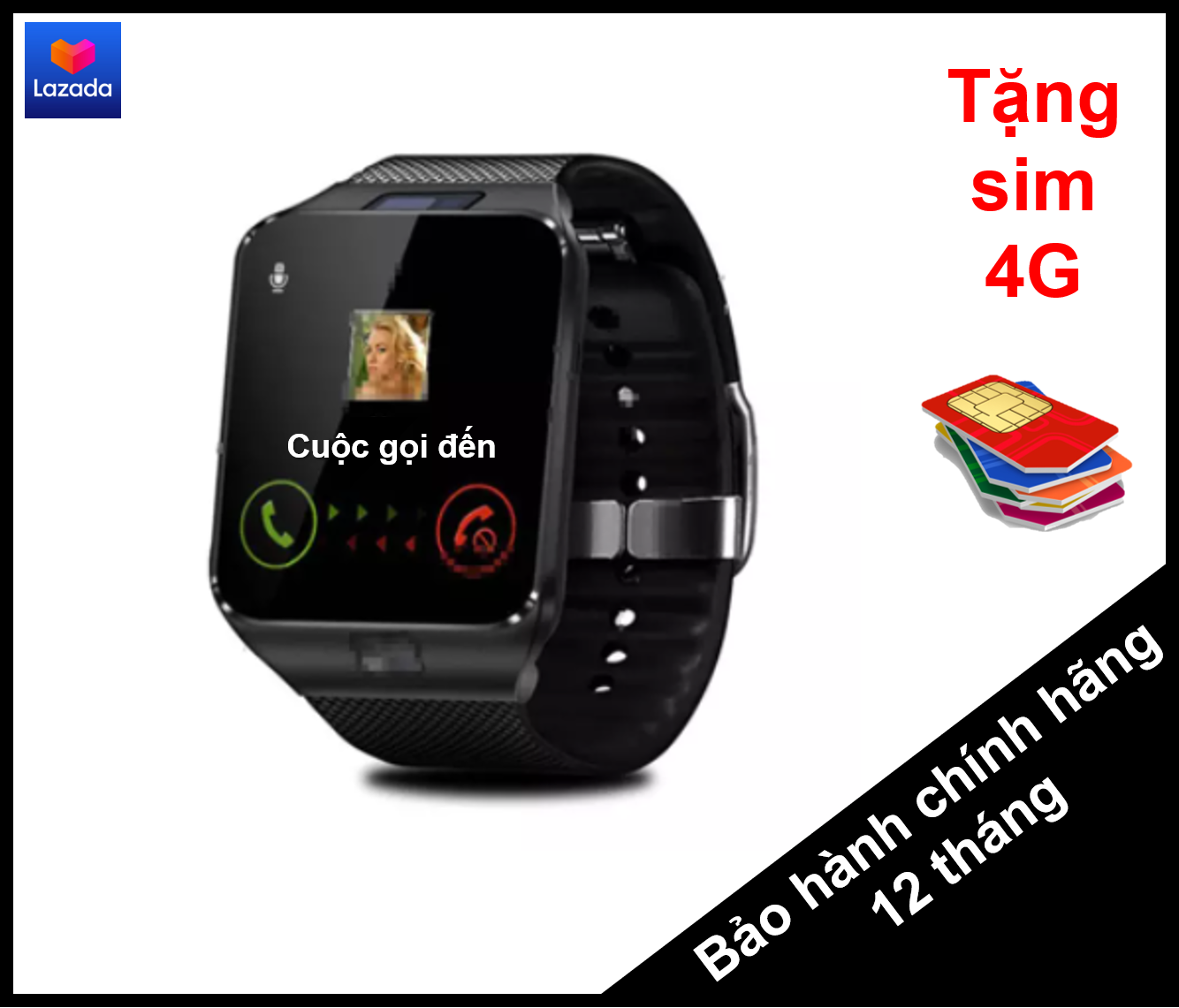[ Smart Watch ] Đồng hồ thông minh điện thoại DZ09 Plus- Bản giới hạn năm 2020