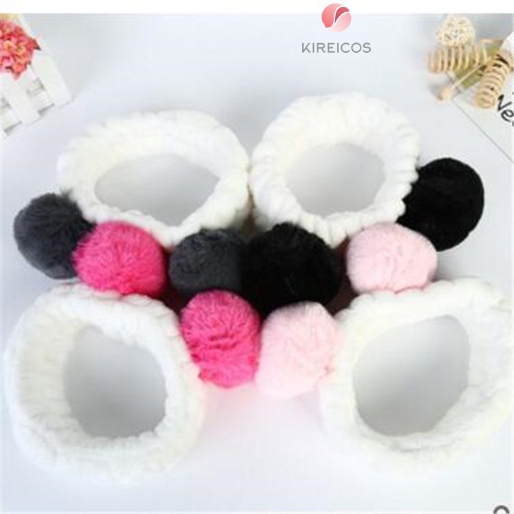 [HCM]Băng Đô Tai Gấu Vải Nhung Mềm Mượt - kireicos