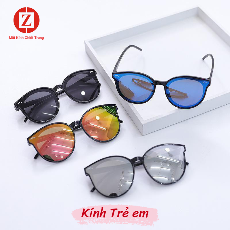 Kính râm thời trang mặt tráng gương chống UV cho bé trai và bé gái, 8 màu cực hot, chống UV tia cực tím, bảo vệ đôi mắt bé,mắt kính giá sỉ mã T1534