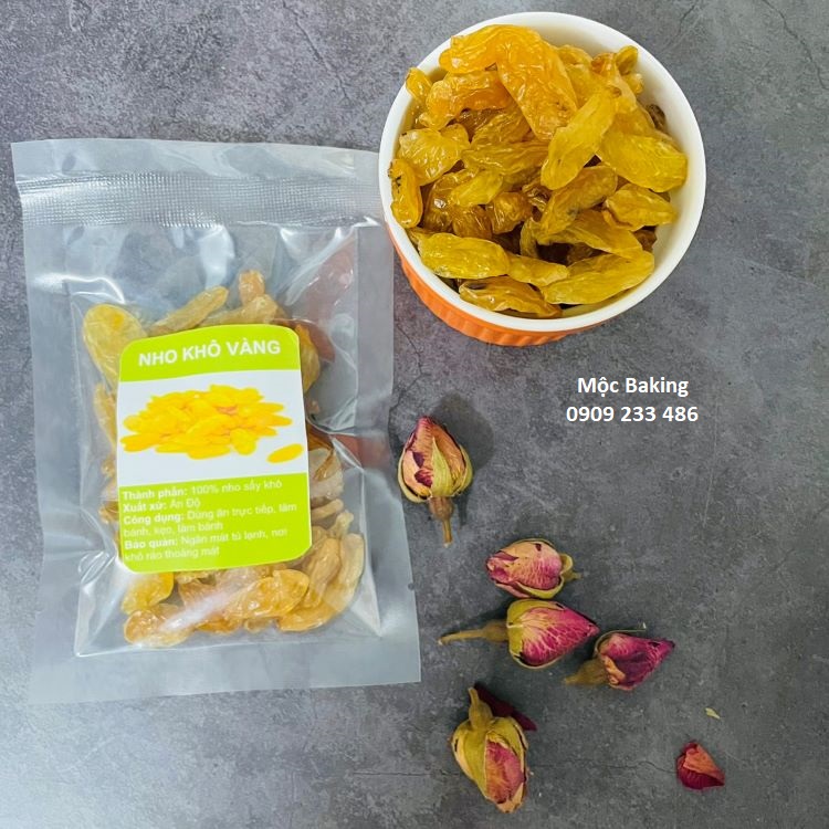 [HCM]Nho khô VàngẤn độ 100g