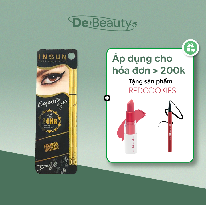 Bút kẻ mắt nước cao cấp INSUN Eyeliner, chống nước waterproof, nhanh khô