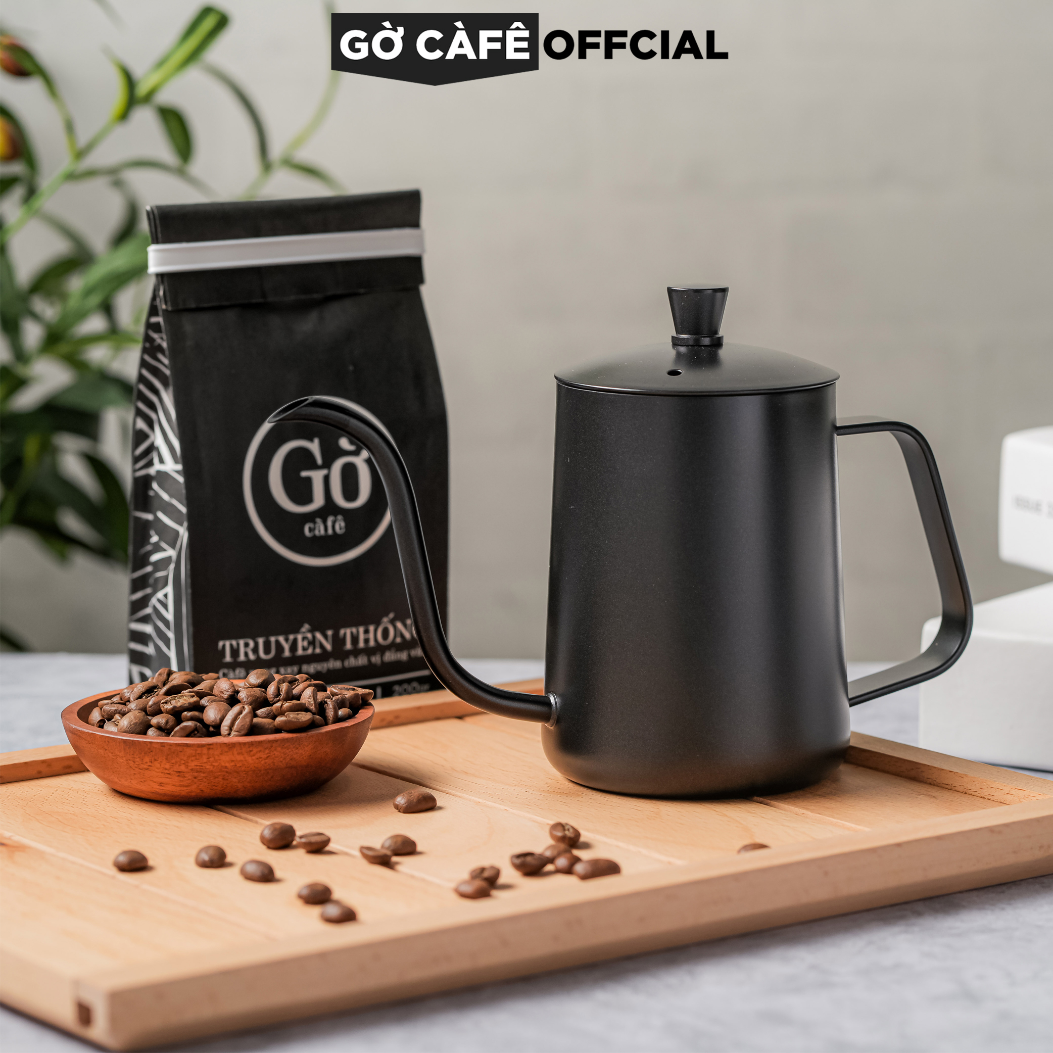 Bình rót cổ ngỗng - Bình pha cà phê inox 304