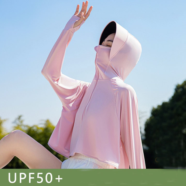 Áo khoác chống nắng nữ chống tia cực tím upf50++, áo khoác nữ chống nắng lụa điều hoà thoáng mát
