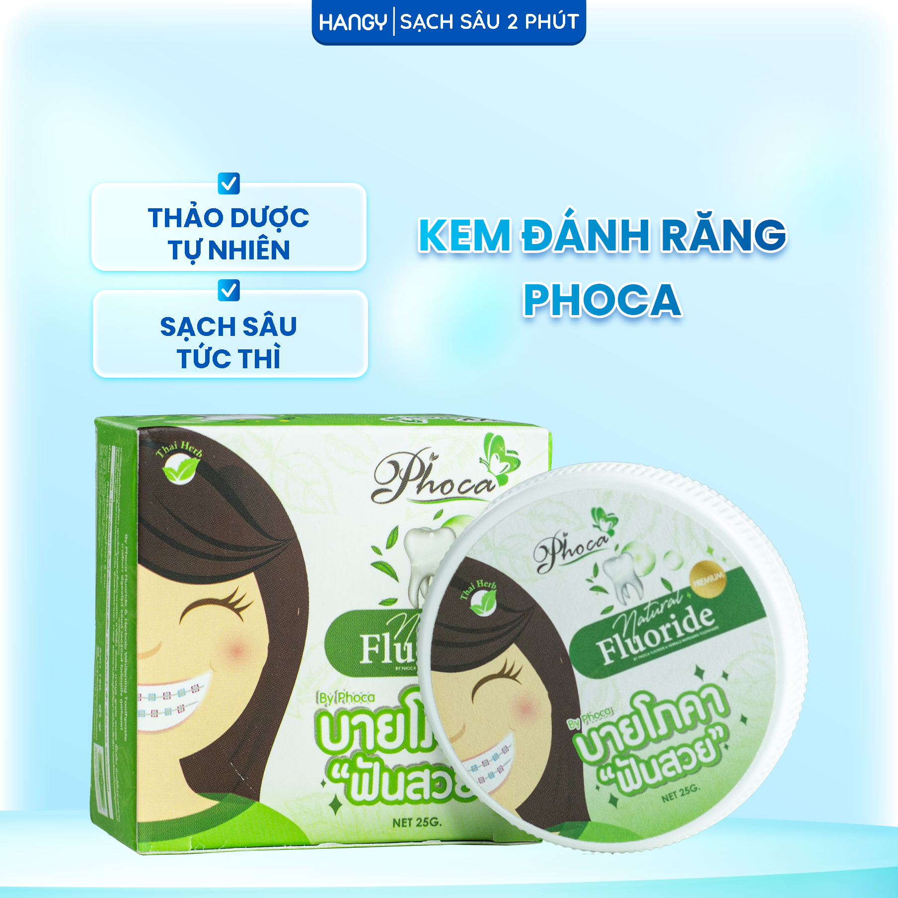   Combo 2  Kem đánh răng Phoca phân phối bởi Hangy 