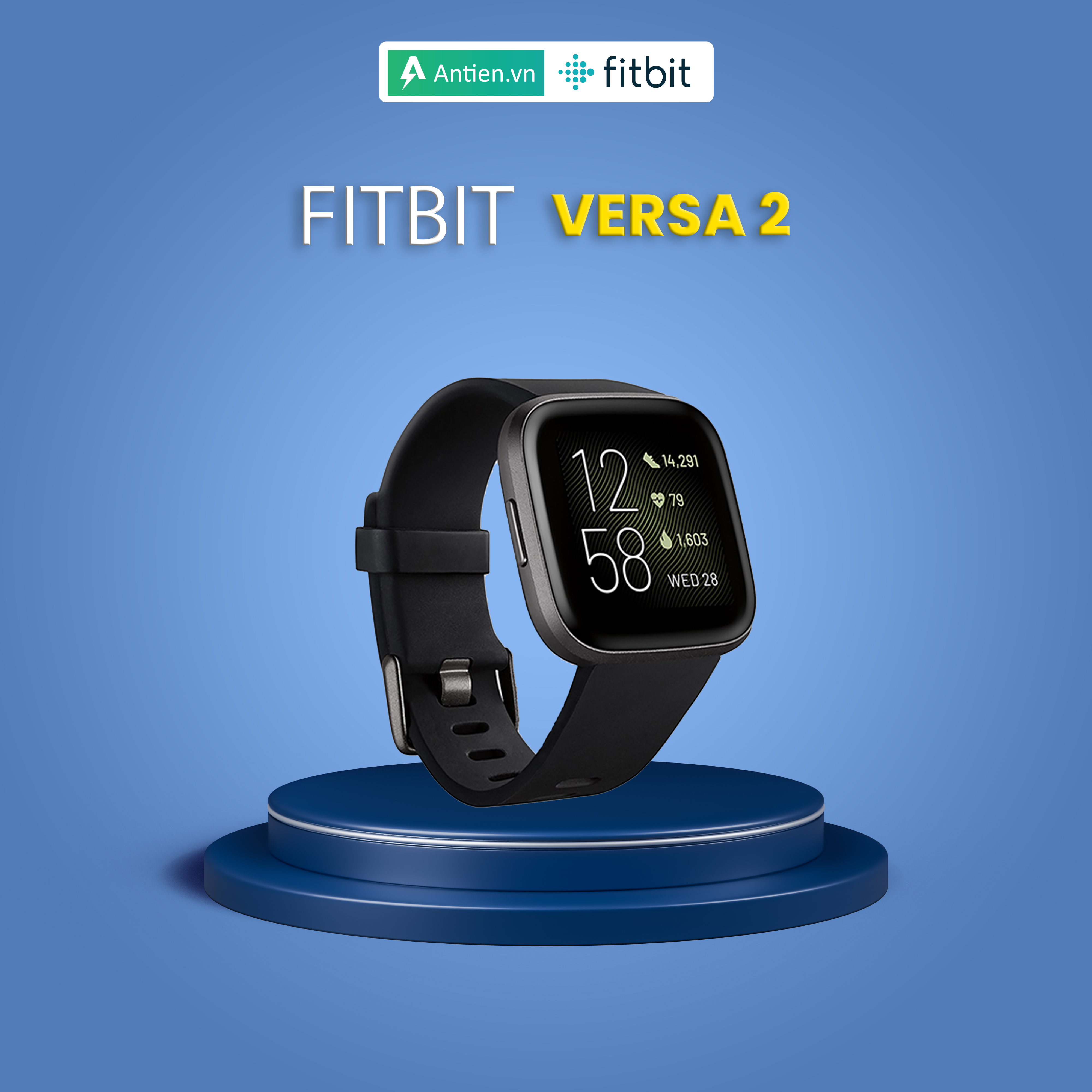 Đồng hồ thể thao thông minh Fitbit Versa 2 - Hàng chính hãng