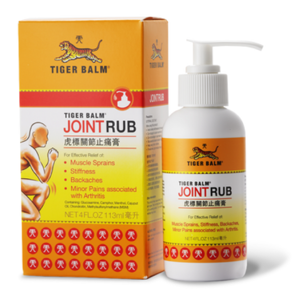 Singapore dầu giảm đau cơ bắp tiger balm joint rub 113ml - dạng chai xịt hàng nội địa singapore, không phải hàng thái