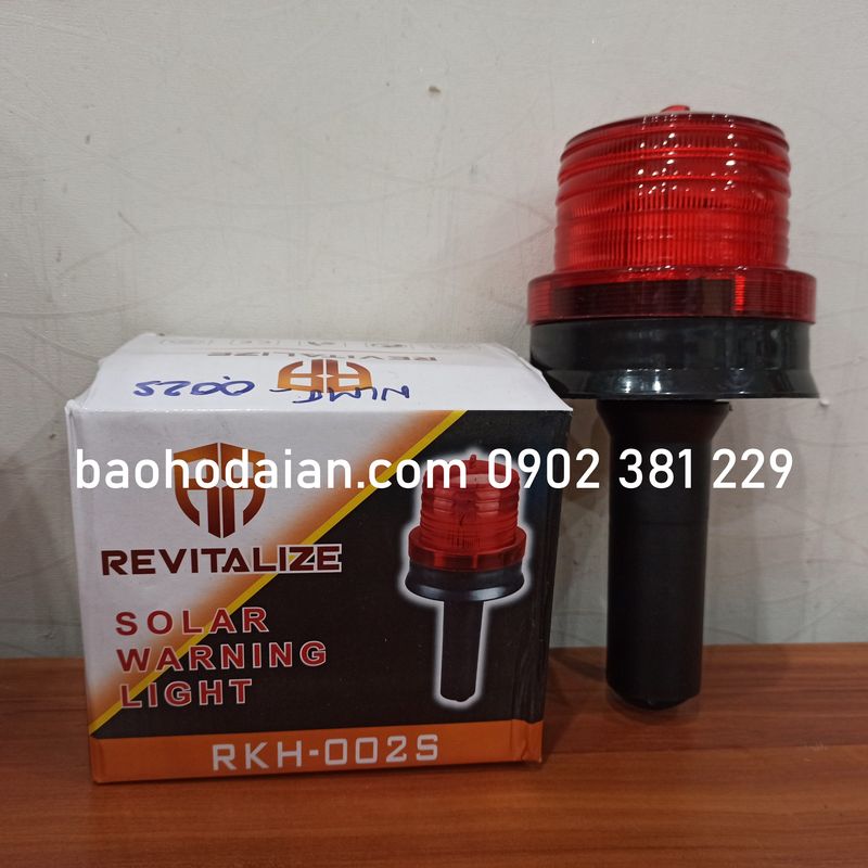 Đèn cảnh báo công trình dùng pin chớp nháy RKH-002