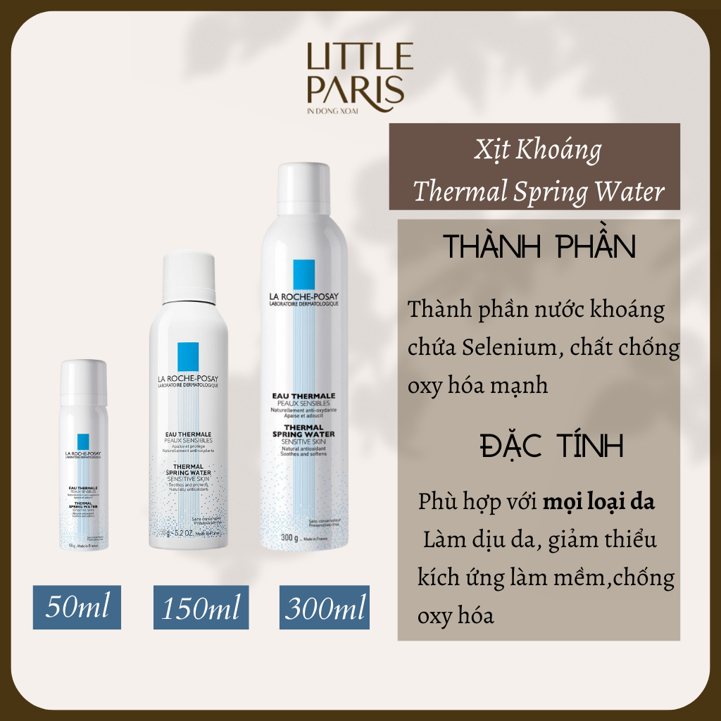 Xịt khoáng La Roche-Posay Thermal Spring Water Sensitive Skin