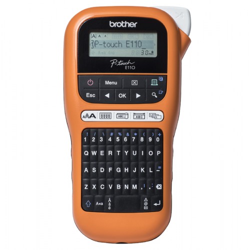 Máy in nhãn Brother PTouch PT-E110, máy in nhãn cáp, nhãn dây điện, mạng