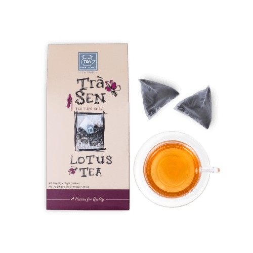 Trà sen túi tam giác - phúc long coffee & tea