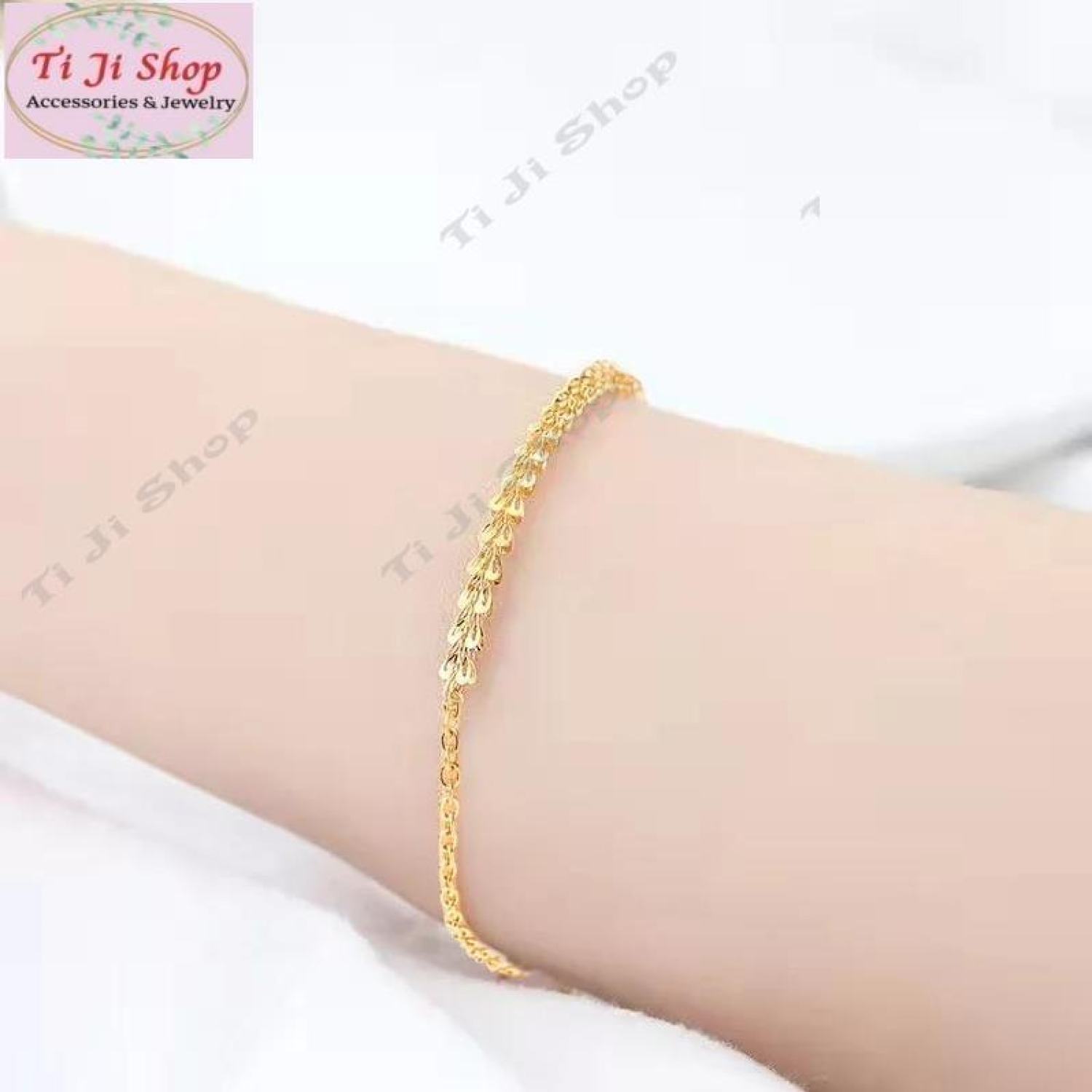 Lắc tay inox đuôi phụng đẹp không đen