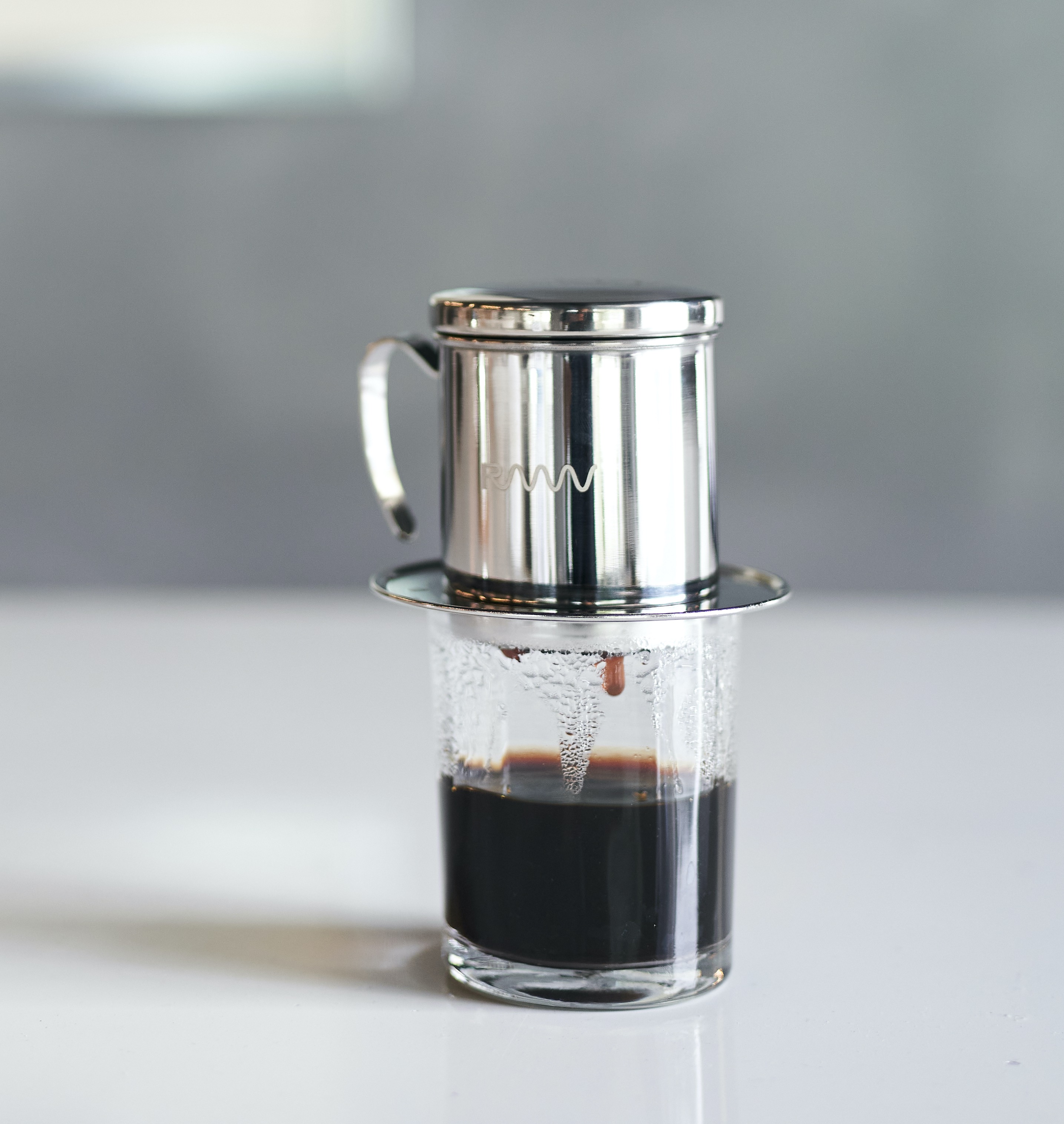 Phin Cà Phê Inox Cao Cấp Màu Bạc RAAW Coffee/ Stainless Steel Vietnamese Coffee Filter