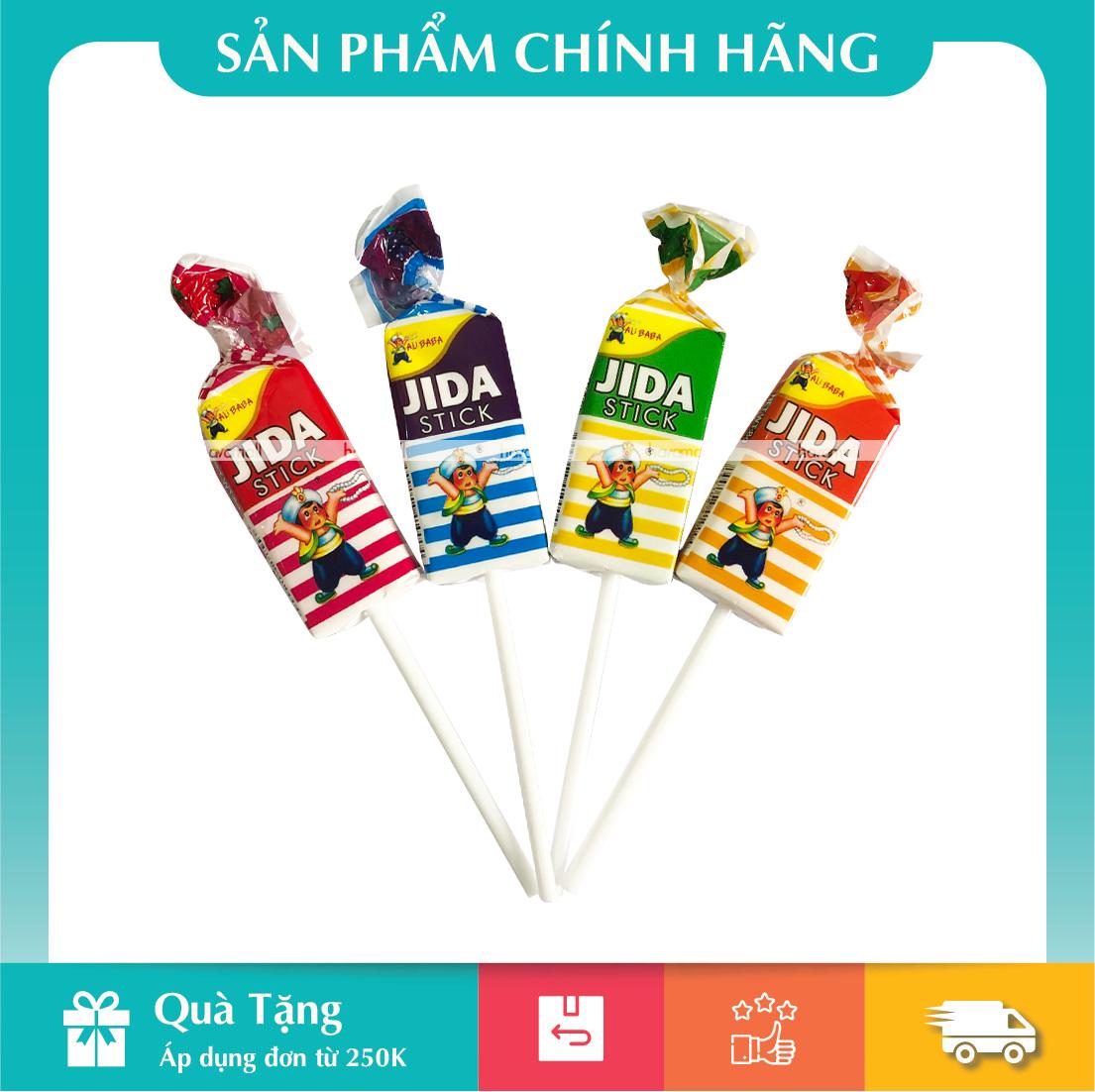 Combo 4 kẹo que jida dạng gói 32gr