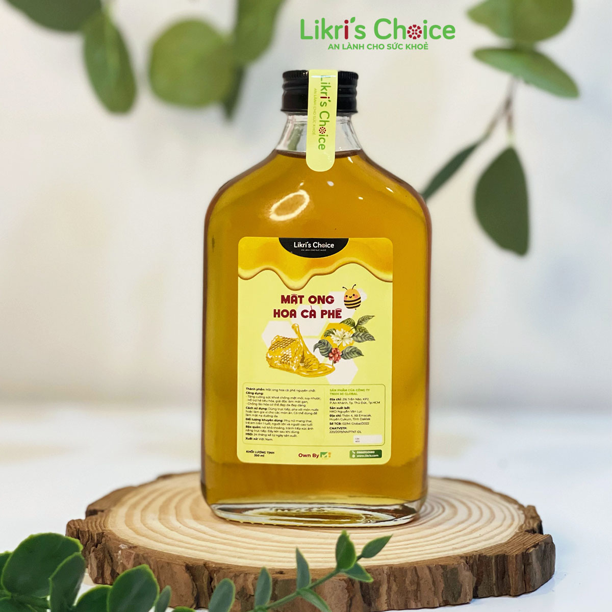 Mật ong hoa cafe nguyên chất Likris Choice - Đặc sản núi rừng Tây Nguyên